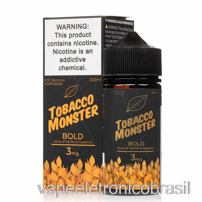 Vape Eletrônico Bold - Monstro Do Tabaco - 100ml 6mg